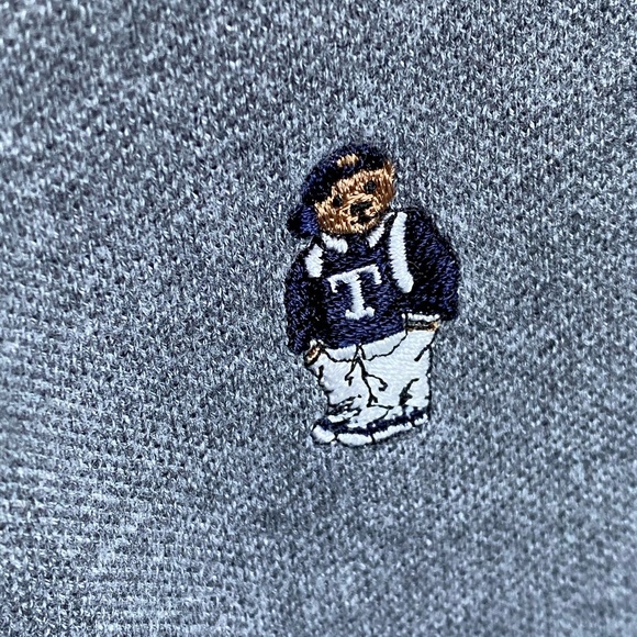 Teenie Weenie Bear Gray Polo Shirt - Picture 2 of 4